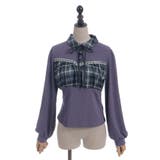 チェックレイヤードトップス | axes femme | 詳細画像15 