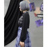チェックレイヤードトップス | axes femme | 詳細画像2 
