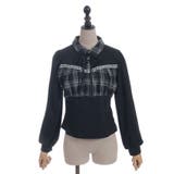 チェックレイヤードトップス | axes femme | 詳細画像24 