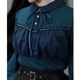 チェックレイヤードトップス | axes femme | 詳細画像7 