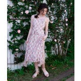 オレンジ | ロージーチェックキャミワンピース | axes femme