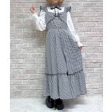 黒 | リボンデザインロングジャンスカ | axes femme