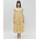 花柄ティアードキャミワンピース | axes femme | 詳細画像4 