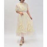 生成り | ドロストレースケープワンピース | axes femme