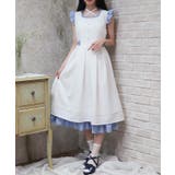 白 | バイカラーフレアノースリワンピース | axes femme