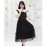 リボン×ラメチュールジャンパースカート | axes femme | 詳細画像15 