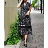 カットワーク花柄ワンピース | axes femme | 詳細画像7