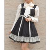 黒 | レース使いチュニックワンピース | axes femme