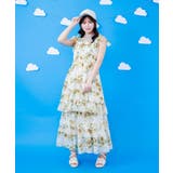 ひまわり柄チュニック | axes femme | 詳細画像1 