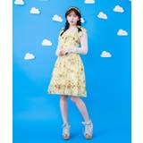 ひまわり柄チュニック | axes femme | 詳細画像4 