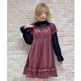 トロワリボンベロアワンピース | axes femme | 詳細画像6 