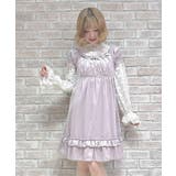 ピンク | トロワリボンベロアワンピース | axes femme