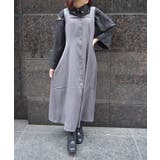 グレー | フロントボタンジャンスカ | axes femme