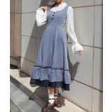 レースアップジャンパースカート | axes femme | 詳細画像1 