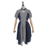 金具デザインバイカラーワンピース | axes femme | 詳細画像16 