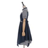金具デザインバイカラーワンピース | axes femme | 詳細画像17 