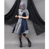 金具デザインバイカラーワンピース | axes femme | 詳細画像7 
