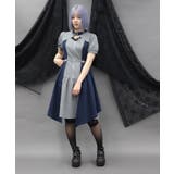 金具デザインバイカラーワンピース | axes femme | 詳細画像8 