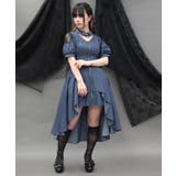 インディゴ | フィッシュテールフレアワンピース | axes femme