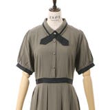 クロスタイ付ワンピース | axes femme | 詳細画像24