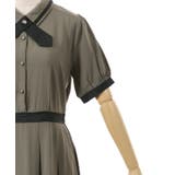 クロスタイ付ワンピース | axes femme | 詳細画像28