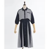 チェック×パッチワークワンピース | axes femme | 詳細画像16