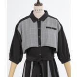 チェック×パッチワークワンピース | axes femme | 詳細画像23