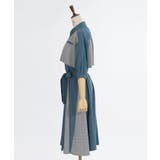 チェック×パッチワークワンピース | axes femme | 詳細画像3