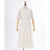 ローズレースケープワンピース | axes femme | 詳細画像2