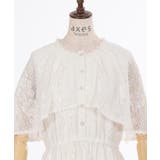 ローズレースケープワンピース | axes femme | 詳細画像5