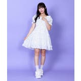 白 | ギャザーフリルワンピース | axes femme