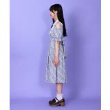 オフショル×チェック切替ワンピース | axes femme | 詳細画像2