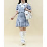 バイカラードッキングミニワンピース | axes femme | 詳細画像10 