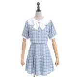 バイカラードッキングミニワンピース | axes femme | 詳細画像11 