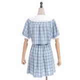 バイカラードッキングミニワンピース | axes femme | 詳細画像13 