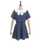 バイカラードッキングミニワンピース | axes femme | 詳細画像16 