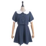 バイカラードッキングミニワンピース | axes femme | 詳細画像21 