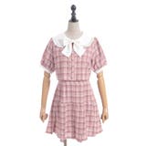 バイカラードッキングミニワンピース | axes femme | 詳細画像24 