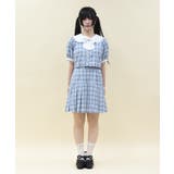 バイカラードッキングミニワンピース | axes femme | 詳細画像4 