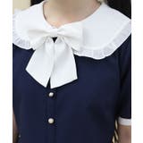 バイカラードッキングミニワンピース | axes femme | 詳細画像8 