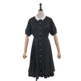 ブローチ付きバイカラーワンピース | axes femme | 詳細画像23 