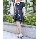 黒 | バイカラーリボンセットアップ | axes femme