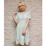 梯子レースコットンワンピース | axes femme | 詳細画像17 