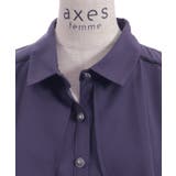 ハイウエストフラシ半袖ワンピース | axes femme | 詳細画像15