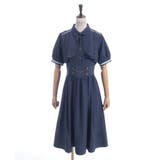 ハイウエストフラシ半袖ワンピース | axes femme | 詳細画像25
