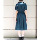 ハイウエストフラシ半袖ワンピース | axes femme | 詳細画像3