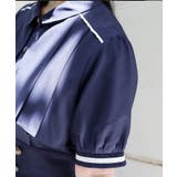 ハイウエストフラシ半袖ワンピース | axes femme | 詳細画像7