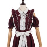 バイカラーオフショルワンピース | axes femme | 詳細画像12
