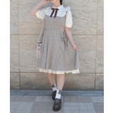 ハトメ使いベルトデザインワンピース | axes femme | 詳細画像4
