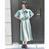 チェックパッチワークワンピース | axes femme | 詳細画像2